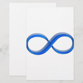 無限大シンボル 便箋 (正面/裏面)