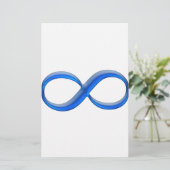 無限大シンボル 便箋 (スタンド正面)