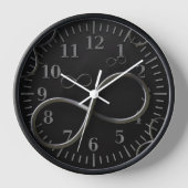 無限大シンボル 壁時計 (正面)