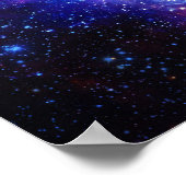 無限大シンボル（星雲） ポスター (角)