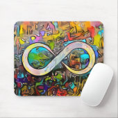 無限大シンボル |自閉症啓発神経多様性 マウスパッド (マウス)
