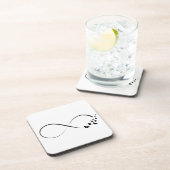 無限大バタフライ記号 コースター (右側)