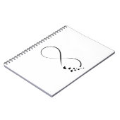 無限大バタフライ記号 ノートブック (左側)