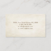 無限大記号 – ツリー分岐 名刺 (裏面)