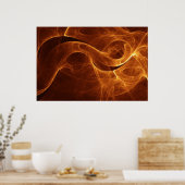 無限大金ゴールド ポスター (キッチン)