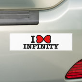 無限大 バンパーステッカー (車上)