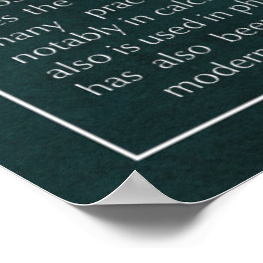 無限大 ポスター (角)