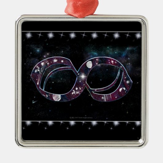 無限大 メタルオーナメント (正面)