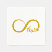 無限学の スタンダードカクテルナプキン (正面)