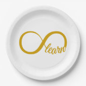 無限学の ペーパープレート (正面)