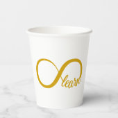 無限学の 紙コップ (裏面)