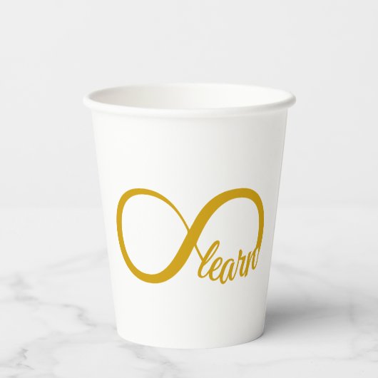 無限学の 紙コップ (裏面)
