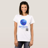 無限宇宙エネルギー銀河系Tシャツ – 未来的 Tシャツ (正面フル)