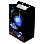 無限性を探索する ミディアムペーパーバッグ (裏面アングル)