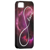 無限愛-ピンクの星雲 Case-Mate iPhoneケース (裏面/右)