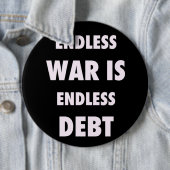 無限戦争は無限の負債ボタンです 缶バッジ (インサイチュ)