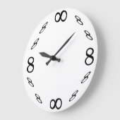 無限時計 ラージ壁時計 (傾斜)