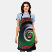 無限渦 エプロン (着用した状態)