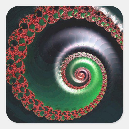 無限渦 スクエアシール (正面)