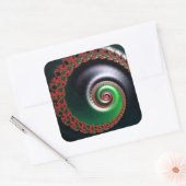 無限渦 スクエアシール (封筒)