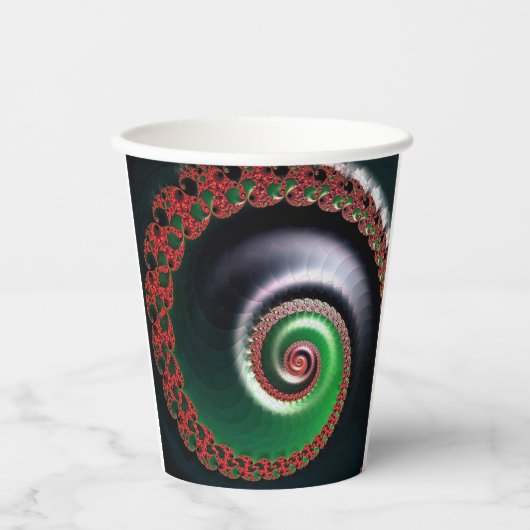 無限渦 紙コップ (正面)