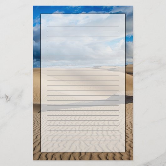 無限砂丘 便箋 (正面)