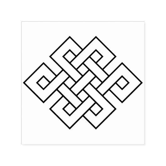 無限結びの吉祥シンボル セルフインキングスタンプ (デザイン)