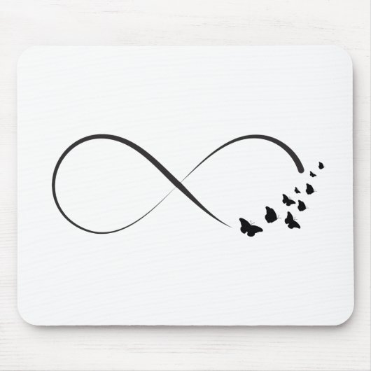 無限蝶記号 マウスパッド (正面)