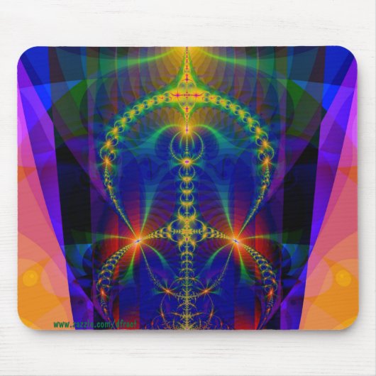 無限複雑さ-マウスパッドのアイディア マウスパッド (正面)
