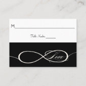 無限記号サイン無限愛テーブル席 プレイスカード (裏面)