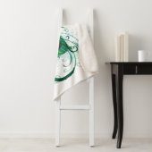 無限記号（ピーコックの羽根付き） シェルパブランケット (インサイチュ)