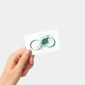 無限記号（ピーコックの羽根付き） バッジ (Handheld)