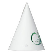 無限記号（ピーコックの羽根付き） パーティーハット (左)