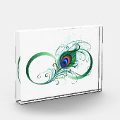 無限記号(ピーコックの羽根付き) フォトブロック (左)