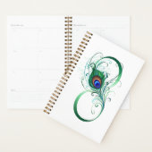 無限記号（ピーコックの羽根付き） プランナー手帳 (ディスプレー)