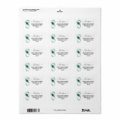 無限記号(ピーコックの羽根付き) ラベル (フルシート)