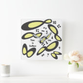 無限記号-時間は無限 スクエア壁時計 (ホーム)