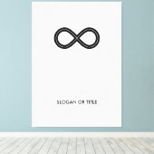 無限調和記号 キャンバスプリント (インサイチュ (ウッドフロア))