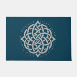 無限調和：聖マンダラケルトのシンボルアート ドアマット