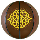 無限調和:聖マンダラケルトのシンボルアート バスケットボール (縦)