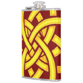 無限調和：聖マンダラケルトのシンボルアート フラスク (左)