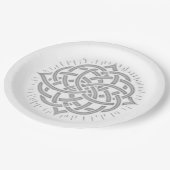 無限調和:聖マンダラケルトのシンボルアート ペーパープレート (アングル)