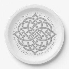 無限調和：聖マンダラケルトのシンボルアート ペーパープレート