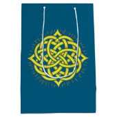 無限調和：聖マンダラケルトのシンボルアート ミディアムペーパーバッグ (裏面)