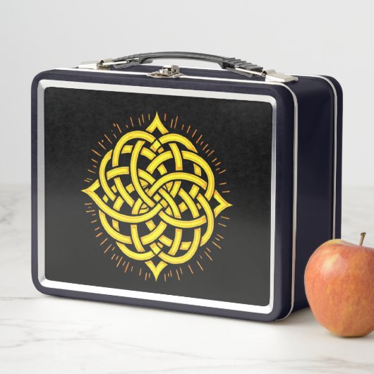 無限調和：聖マンダラケルトのシンボルアート メタルランチボックス (インサイチュ)