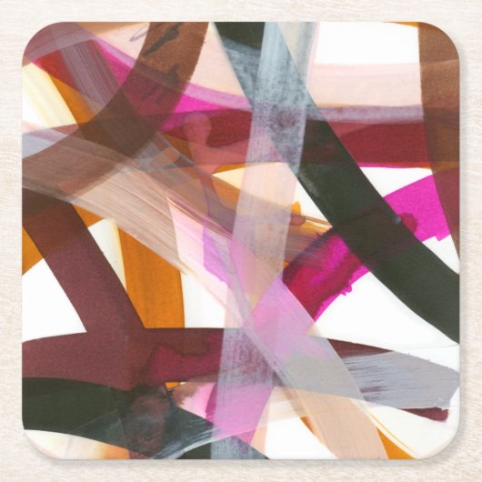 無限道II スクエアペーパーコースター (正面)