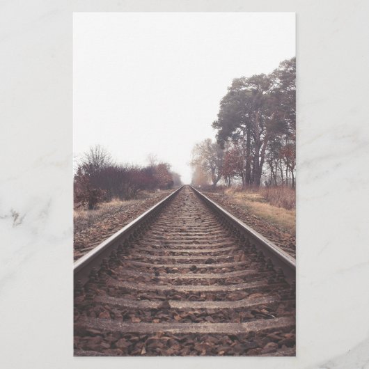 無限遠の鉄道 便箋 (正面)