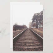 無限遠の鉄道 便箋 (正面/裏面)