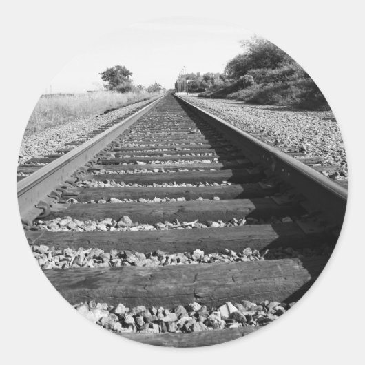 無限鉄道ステッカー ラウンドシール (正面)