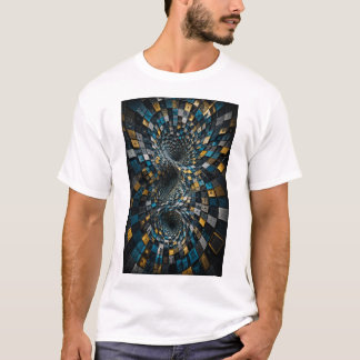 無限錯覚の渦巻きTシャツ Tシャツ